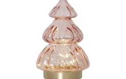 Batteri Julpynt Inomhus<Star Trading Abete Batteridriven Bordsdekoration 18cm Rosa