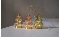 Batteri Julpynt Inomhus<Star Trading Abete Batteridriven Bordsdekoration 18cm Rosa