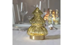 Star Trading Abete Batteridriven Bordsdekoration 18cm Grön* Batteri Julpynt Inomhus