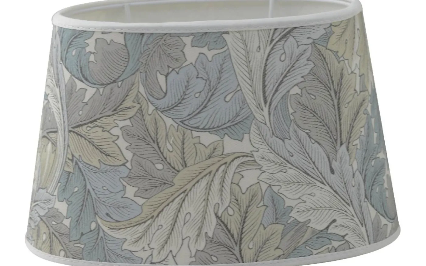 Acanthus Oval Lampskärm 30cm Slate William Morris