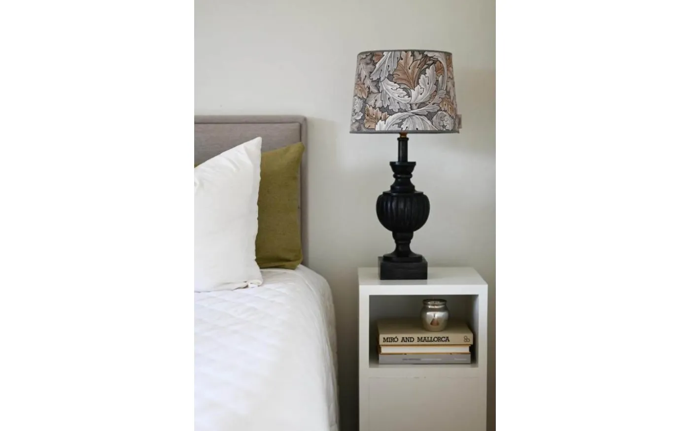 Acanthus Velvet Lampskärm Ø20cm Flint William Morris