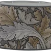 Hallbergs Acanthus Velvet Oval Lampskärm 25cm Flint William Morris* Ovala Lampskärmar