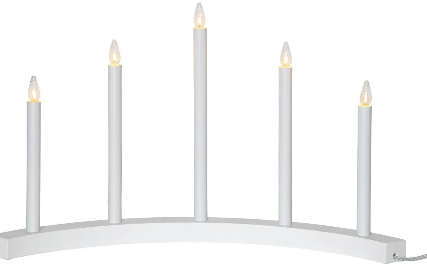 Accent Adventsljusstake 36cm Vit