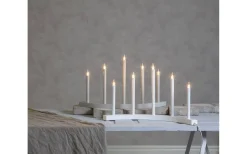Accent Adventsljusstake 36cm Vit