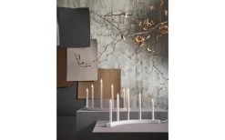 Accent Adventsljusstake 36cm Vit