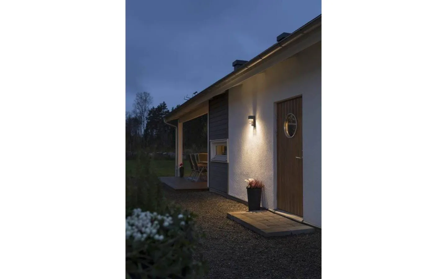 Konstsmide Acerra Vägglampa LED Mörkgrå IP54* Vägglampor Utomhus