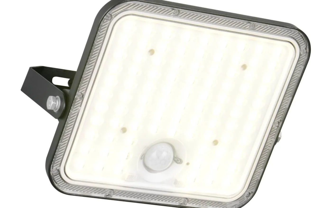 Acora solcellsdriven Vägglampa LED mattsvart rörelsesensor 4000K IP65