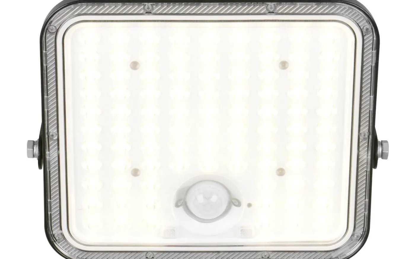 Acora solcellsdriven Vägglampa LED mattsvart rörelsesensor 4000K IP65