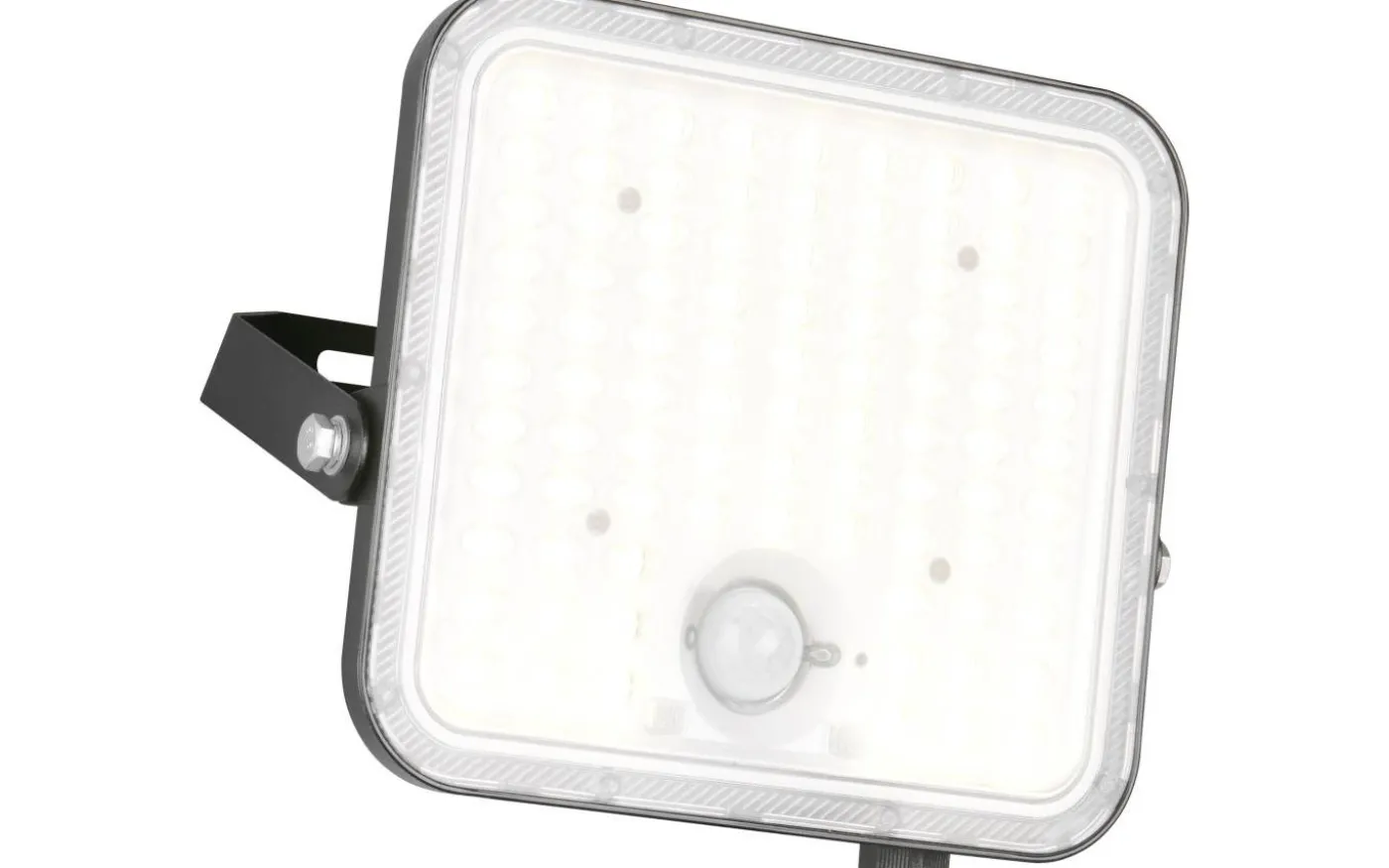 Acora solcellsdriven Vägglampa LED mattsvart rörelsesensor 4000K IP65