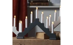 Adventsljusstakar 0-30 Cm<Star Trading Ada Adventsljusstake Grå 30cm