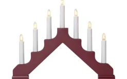 Ada Adventsljusstake Röd 30cm