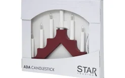 Ada Adventsljusstake Röd 30cm