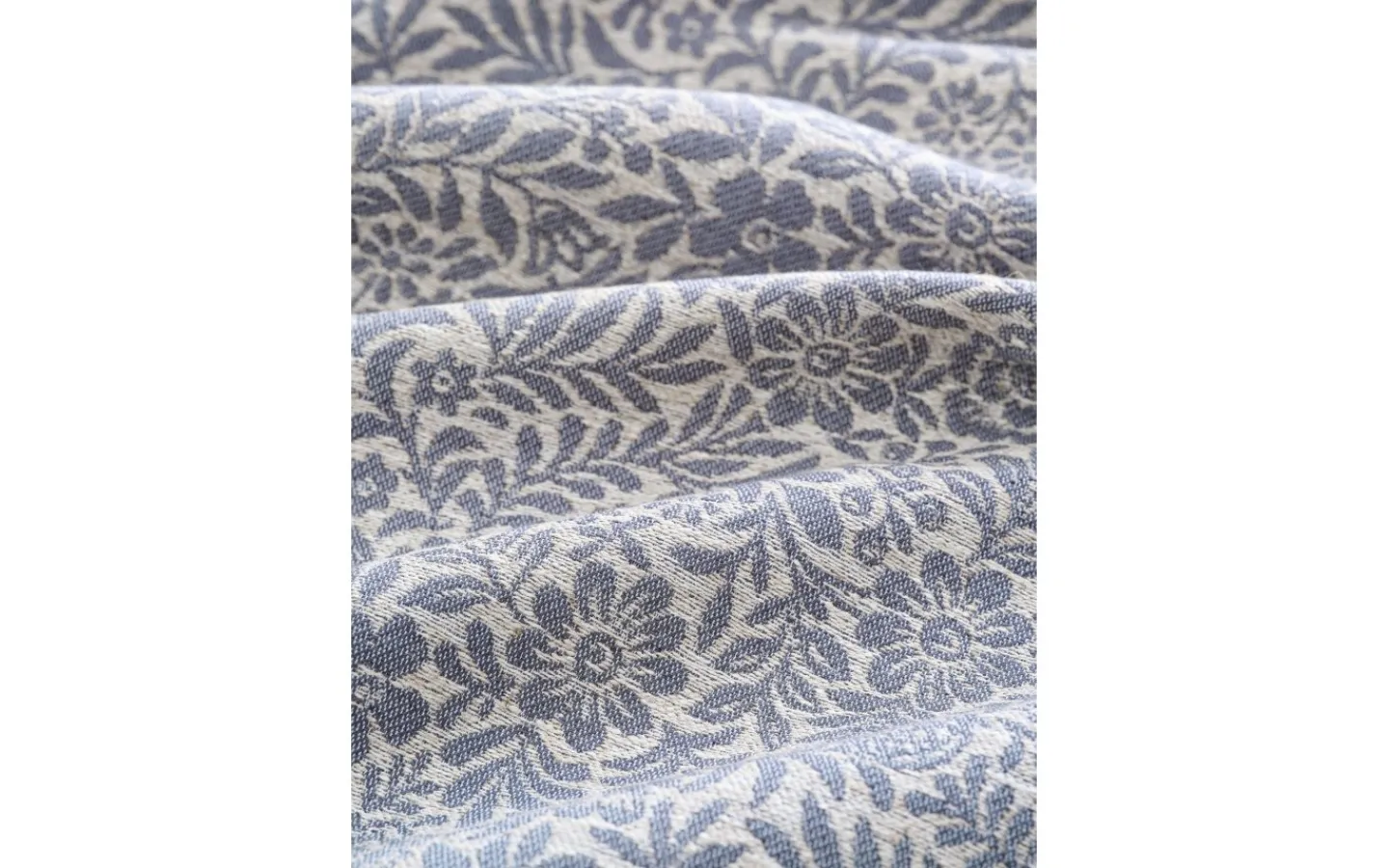 Svanefors Adela Metervara Blå 140cm* Möbeltyg Metervara