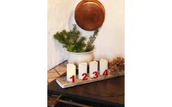 Star Trading Advent Batteridrivna Blockljus m. Fjärrkontroll 4-pack Vit* Blockljus Inomhus|Blockljus Inomhus