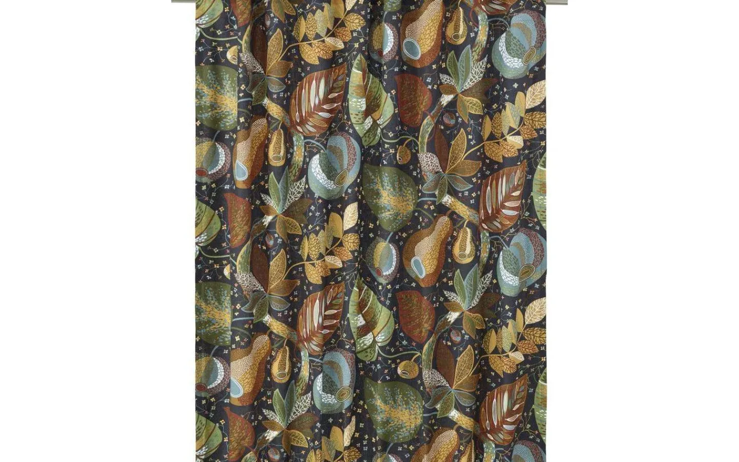 Svanefors A&E Gardin 2-pack Rost 2x145x250cm* Mönstrade Gardiner