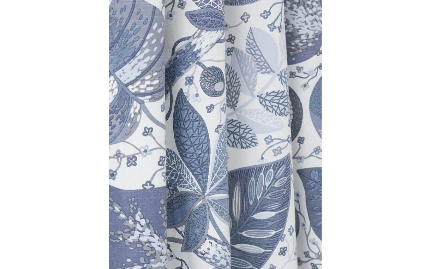 Gardinkappa Metervara<Svanefors A&E Gardinkappa Bomullstyg Metervara Denim 50cm