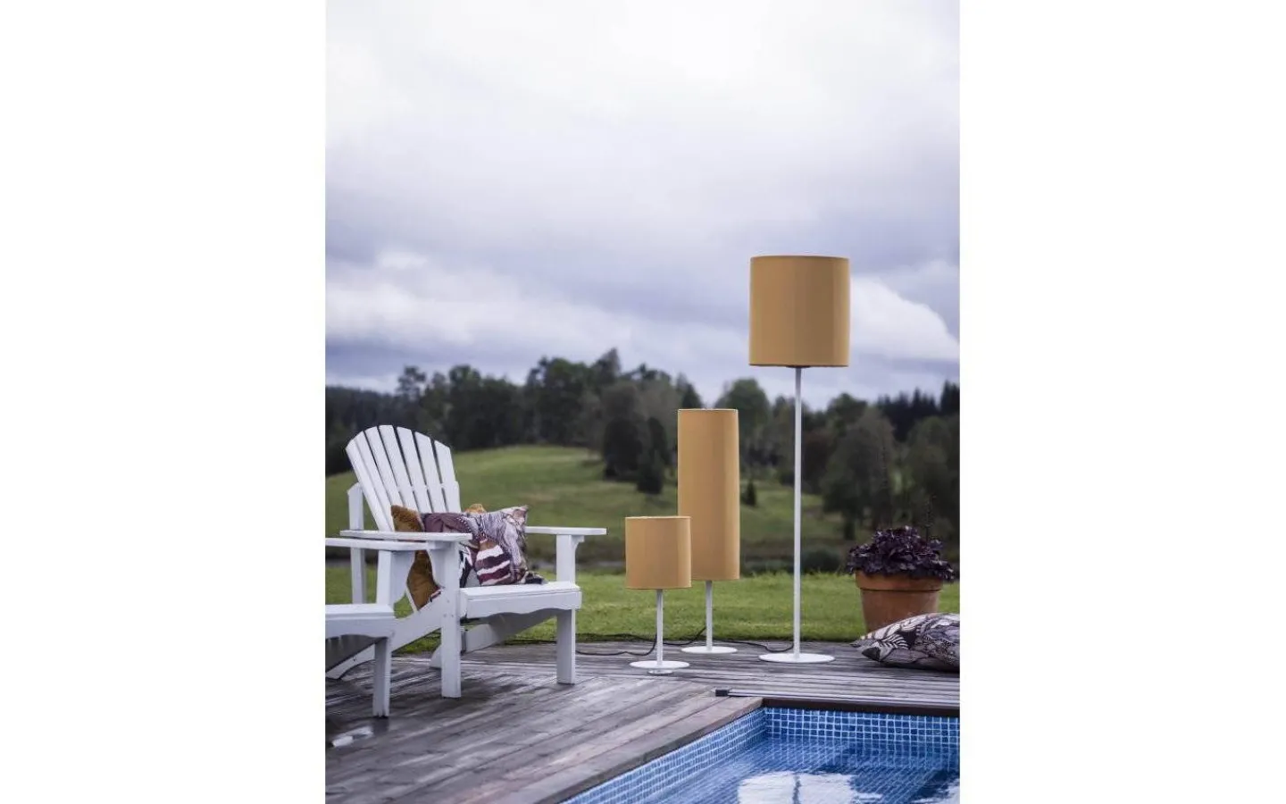 PR Home Agnar Golvlampa 100cm Outdoor Saffran* Golvlampor Utomhus