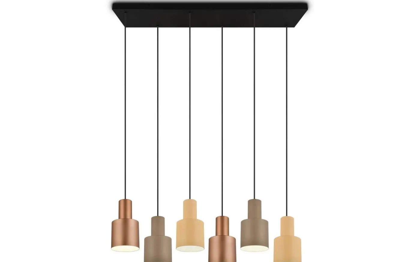 Agudo hänge 6-st E27 multicolor