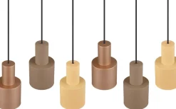 Agudo hänge 6-st E27 multicolor