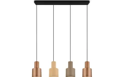 Avlånga Taklampor<Trio Lighting Agudo hänge 4-st E27 multicolor