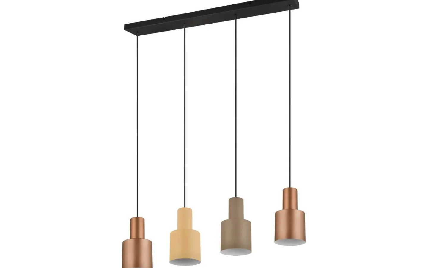 Avlånga Taklampor<Trio Lighting Agudo hänge 4-st E27 multicolor