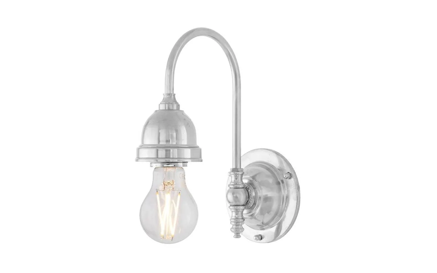 Lampetter<Karlskrona Lampfabrik Ahlström - Förnicklad / Fast montage