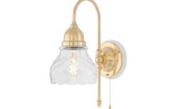 Ahlström - Mässing / Brytare / Vitt fäste