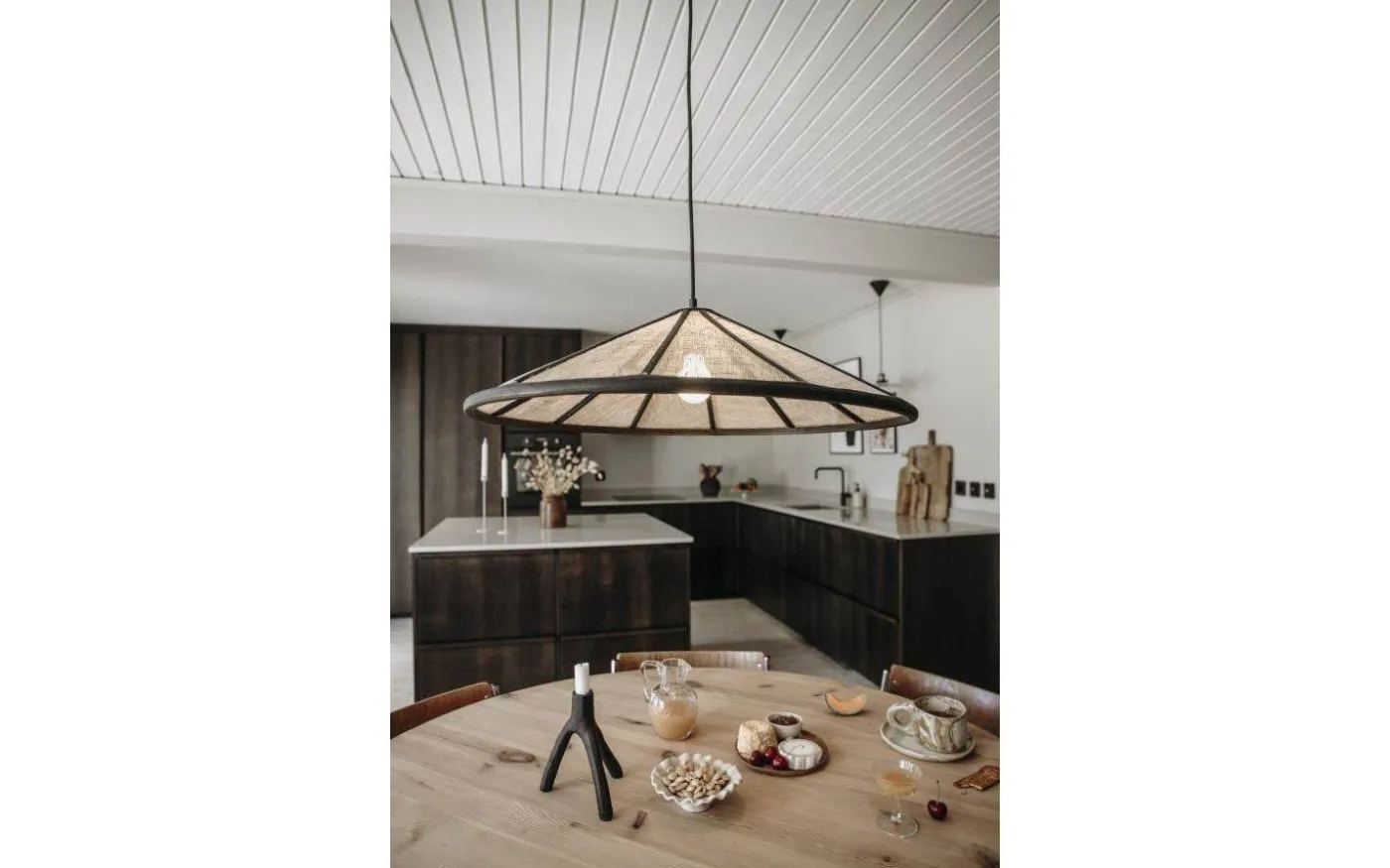 Akira Taklampa 70cm Svart/Natur