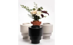 Akka Keramikvas Svart 19,5 cm