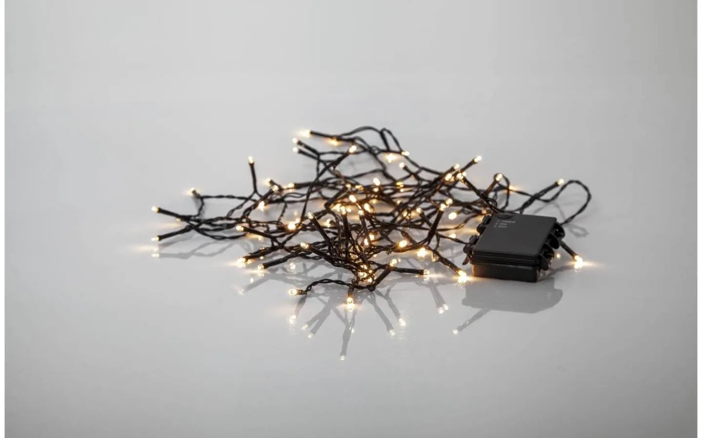 Star Trading Akku Batteridriven Ljusslinga Varmvit 5,6m IP44* Batterislingor|Batterislingor Utomhus