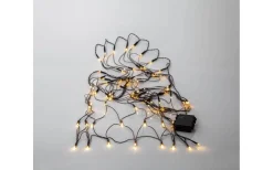 Ljusnät|Batterislingor<Star Trading Akku Batteridrivet Ljusnät Varmvit 0,8x1,5m IP44