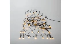 Ljusnät|Batterislingor<Star Trading Akku Batteridrivet Ljusnät Varmvit 0,8x1,5m IP44