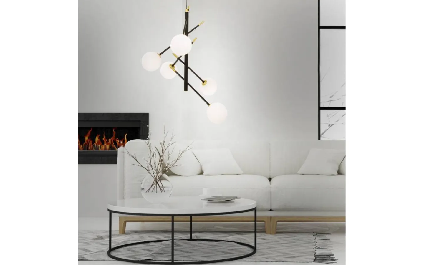 Aneta Akrobat 58cm Taklampa* Vardagsrum|Stora Taklampor Ø50-69 Cm