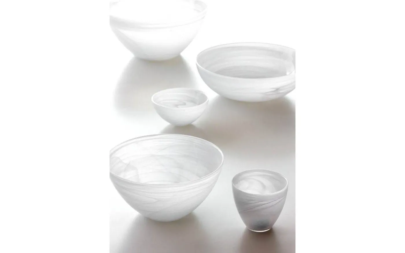 Alabastro Skål Ø28cm Vit