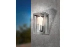 Vägglampor Utomhus<Eglo Alamonte Fasadlampa Rostfritt Stål IP44