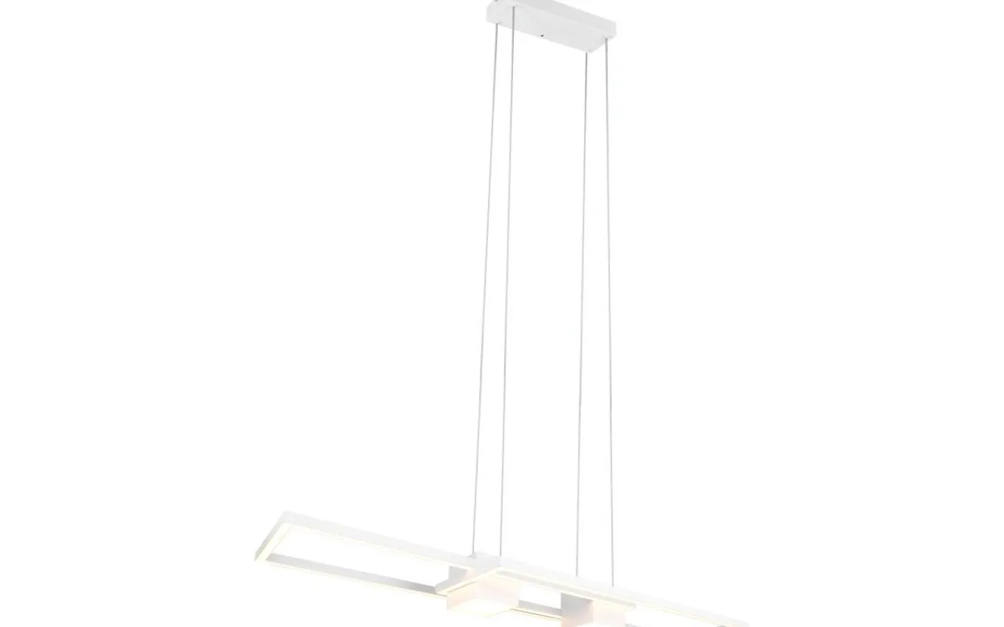 Trio Lighting Albany Takpendel LED matt vit* Avlånga Taklampor