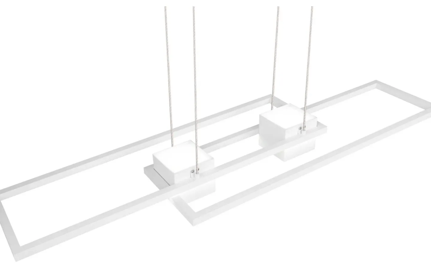 Trio Lighting Albany Takpendel LED matt vit* Avlånga Taklampor