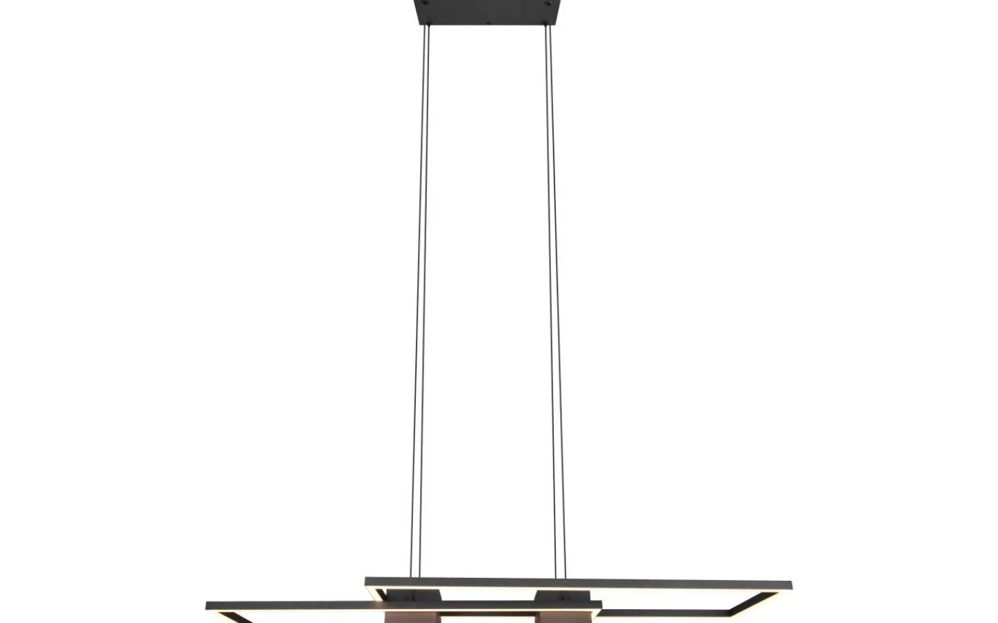 Trio Lighting Albany Takpendel LED mattsvart* Avlånga Taklampor