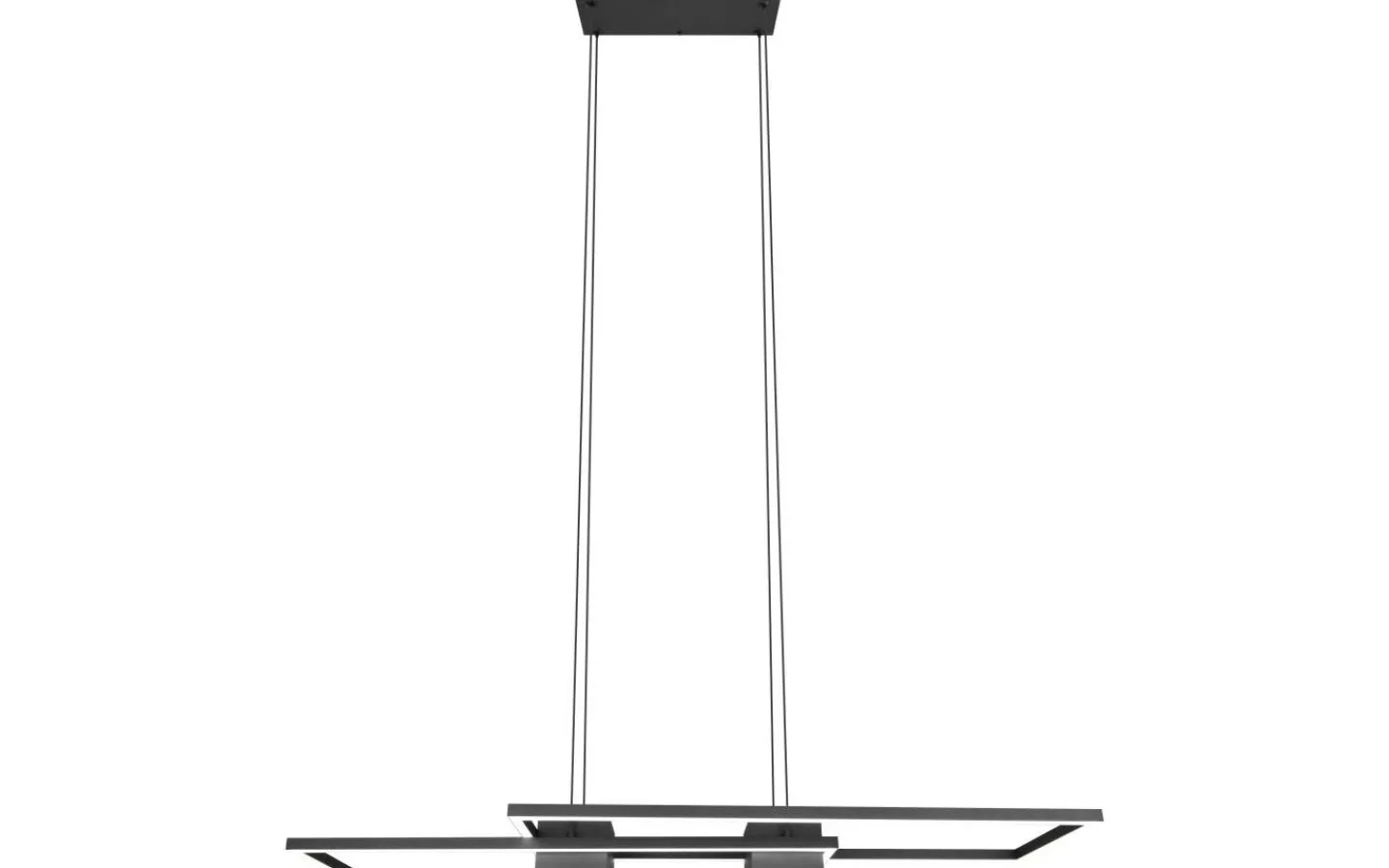 Trio Lighting Albany Takpendel LED mattsvart* Avlånga Taklampor