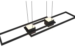 Trio Lighting Albany Takpendel LED mattsvart* Avlånga Taklampor