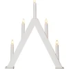 Adventsljusstakar 31-60 Cm<Star Trading Albo Adventsljusstake Vit 41cm