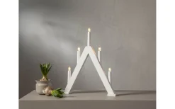 Adventsljusstakar 31-60 Cm<Star Trading Albo Adventsljusstake Vit 41cm