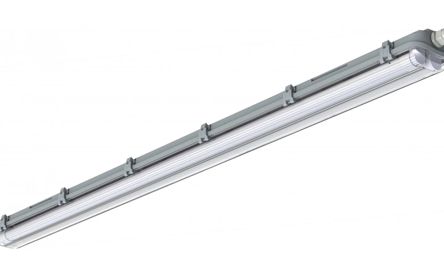 Led-Armaturer<Malmbergs Alfa LED-R Bas, 2x17,5W, 4000K, IP65