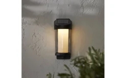 Alippa Solcellsdriven Vägglykta 21cm Svart