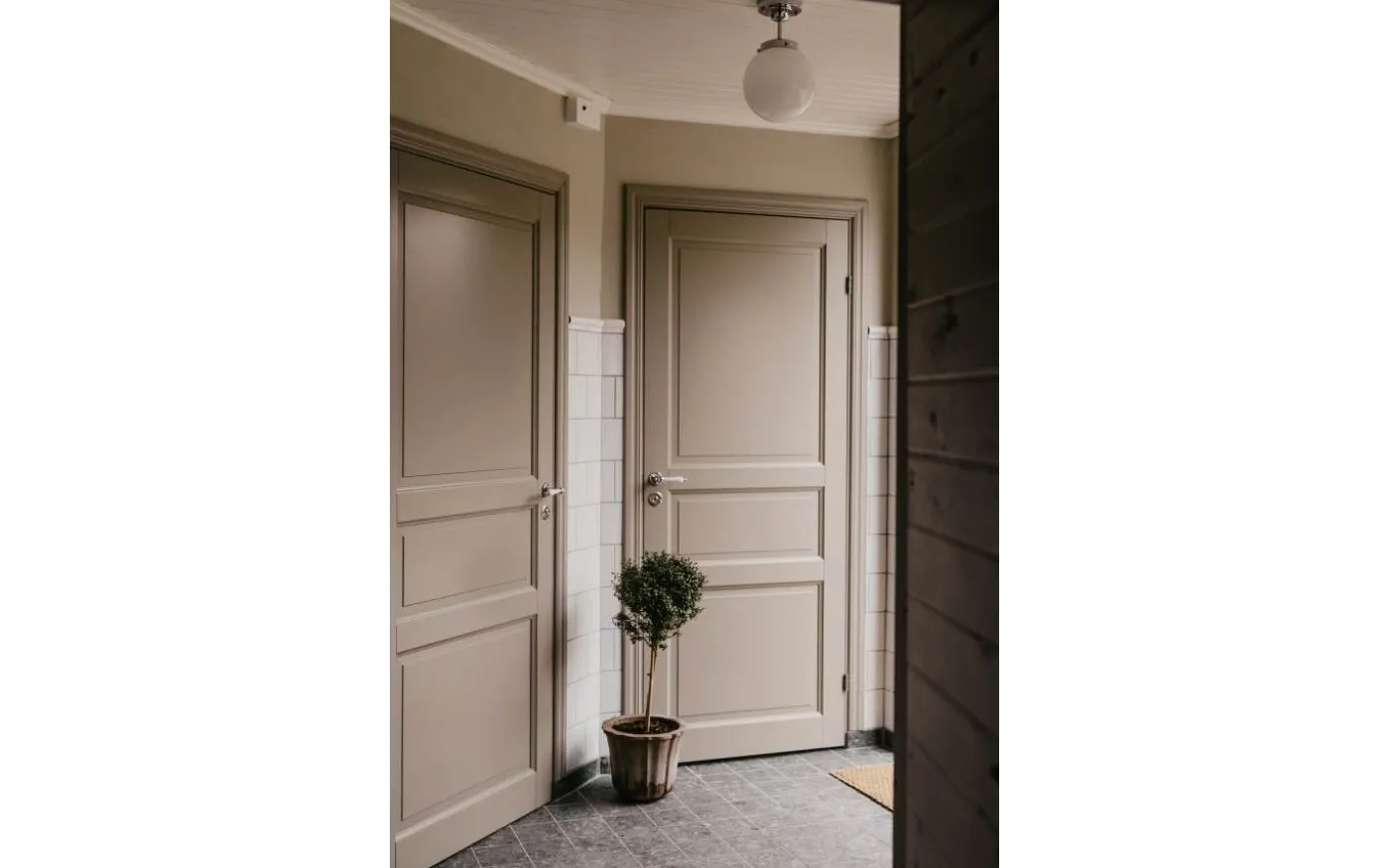 Alley Plafond Krom/Vit IP44