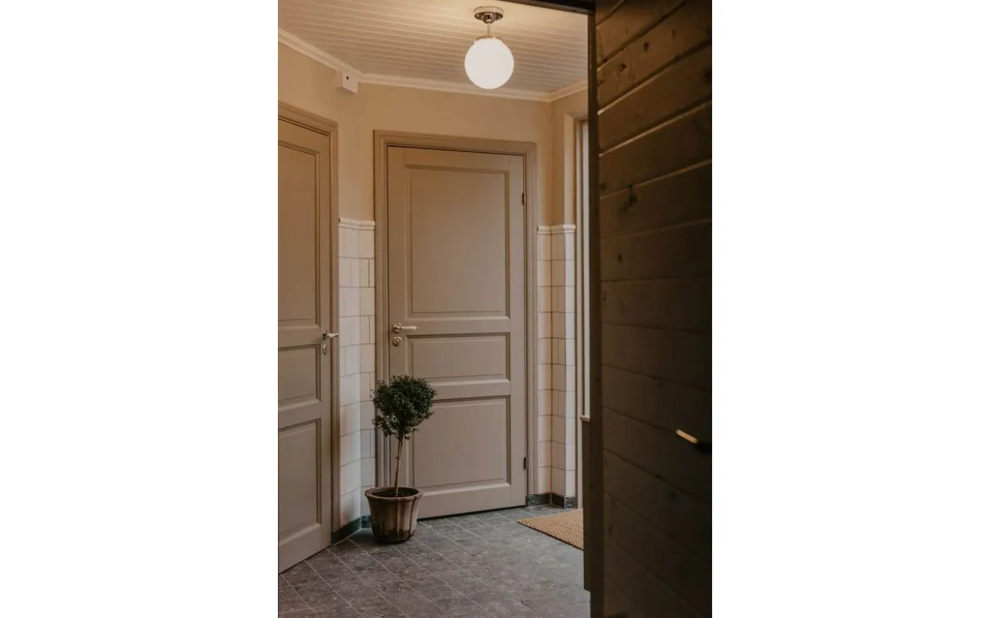 Alley Plafond Krom/Vit IP44