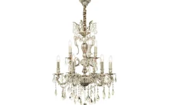 Kristallkronor<Aneta Allington Kristallkrona 60cm 9L Antiksilver