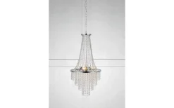 Vardagsrum|Kristallampor<Markslojd Allington Takkrona 3L Krom