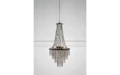 Markslojd Allington Takkrona 3L Svart* Vardagsrum|Kristallampor