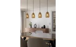 Eglo Alobrase Taklampa 108cm Borstad Mässing* Avlånga Taklampor